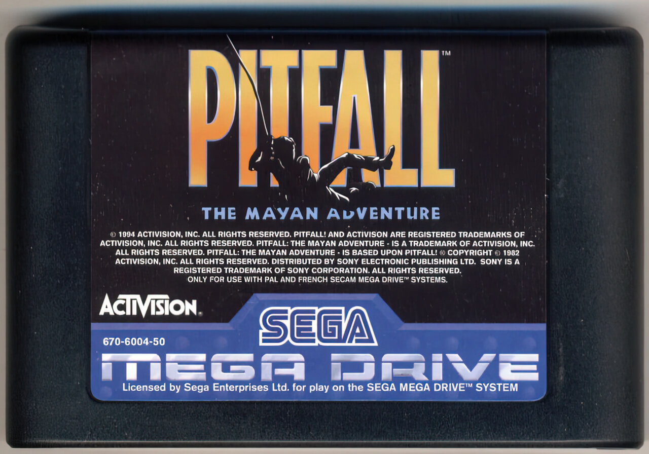 Лицензионный картридж Pitfall - The Mayan Adventure для Sega Mega Drive